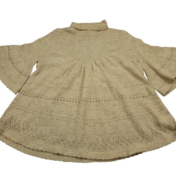 Anthropologie Feather Bone Womens SP Blouse Merino Wool Baby‎ Alpaca Blend - Picture 4 of 10